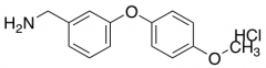 (3-(4-Methoxyphenoxy)phenyl)methanamine Hydrochloride