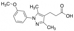 3-[1-(3-Methoxyphenyl)-3,5-dimethyl-1H-pyrazol-4-yl]propanoic Acid