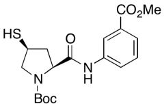 (2S,4S)-4-Mercapto-2-((3-(methoxycarbonyl)phenyl)carbamoyl)pyrrolidine-1-carboxylic Acid t