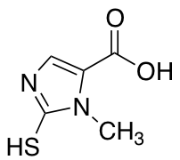 2-Mercapto-3-methyl-3H-imidazole-4-carboxylic acid