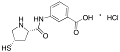 3-((2S,4S)-4-Mercaptopyrrolidine-2-carboxamido)benzoic Acid Hydrochloride