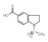 1-Methanesulfonyl-2,3-dihydro-1h-indole-5-carboxylic acid