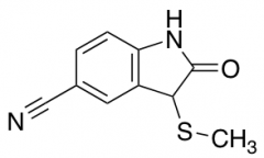 3-(methylsulfanyl)-2-oxo-2,3-dihydro-1H-indole-5-carbonitrile