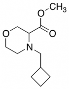 methyl 4-(cyclobutylmethyl)morpholine-3-carboxylate