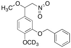 &beta;-Methoxy-&beta;-(3-benzyloxy-4-methoxyphenyl)ethylamine-d3