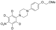 1-(4-O-Methoxymethyl-4-hydroxyphenyl)-4-(4-nitrophenyl)piperazine-d4