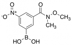 3-(Methoxy(methyl)aminocarbonyl)-5-nitrophenylboronic Acid