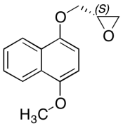 (S)-2-[[(4-Methoxy-1-naphthalenyl)oxy]methyl]oxirane