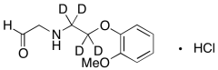 2-((2-(2-Methoxyphenoxy)ethyl)amino)acetaldehyde-d4 Hydrochloride