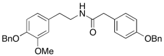 N-[2-[3-Methoxy-4-(phenylmethoxy)phenyl]ethyl]-4-(phenylmethoxy)benzeneacetamide