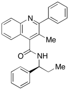 3-Methyl-2-phenyl-N-[(1S)-1-phenylpropyl]-4-quinolinecarboxamide