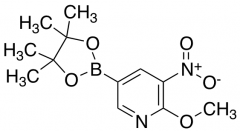 2-Methoxy-3-nitro-5-(4,4,5,5-tetramethyl-1,3,2-dioxaborolan-2-yl)pyridine