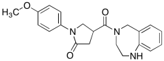 1-(4-Methoxyphenyl)-4-[(1,2,3,5-tetrahydro-4H-1,4-benzodiazepin-4-yl)carbonyl]-2-pyrrolidi
