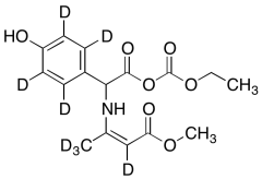 N-2-(((Z)-4-Methoxy-4-oxo(but-2-en-2-yl-d4))amino)-2-(4-hydroxy(phenyl-d4))acetic (Ethyl C