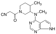 4-Methyl-3-(methyl-7H-pyrrolo[2,3-d]pyrimidin-4-ylamino)-&beta;-oxo-1-piperidinepropan