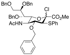 Methyl 5-acetamido-4,7,8,9-tetra-O-benzyl-2-chloro-2,3,5-trideoxy-3-phenylthio-D-erytho-L-