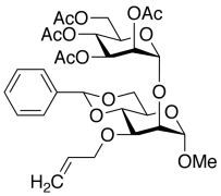 Methyl 3-O-Allyl-4,6-O-benzylidene-2-O-(tetra-O-acetyl-&alpha;-D-mannopyranosyl)-&