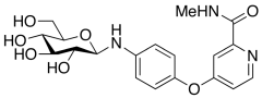 1-[4-[[2-[(Methylamino)carbonyl]-4-pyridinyl]oxy]phenyl]amino-1-deoxy-&beta;-D-glucopy