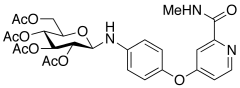 1-[4-[[2-[(Methylamino)carbonyl]-4-pyridinyl]oxy]phenyl]amino-1-deoxy-2,3,4,6-tetraacetate