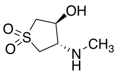 trans-4-(Methylamino)tetrahydrothiophene-3-ol 1,1-dioxide