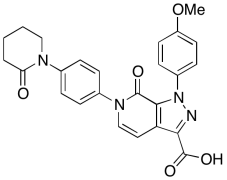 1-(4-Methoxyphenyl)-7-oxo-6-(4-(2-oxopiperidin-1-yl)phenyl)-6,7-dihydro-1H-pyrazolo[3,4-c]