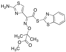 (Z)-Methyl 2-(((1-(2-Aminothiazol-4-yl)-2-(benzo[d]thiazol-2-ylthio)-2-oxoethylidene)amino