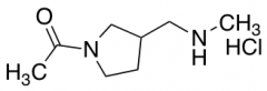 1-{3-[(methylamino)methyl]pyrrolidin-1-yl}ethan-1-one hydrochloride