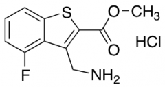 methyl 3-(aminomethyl)-4-fluoro-1-benzothiophene-2-carboxylate hydrochloride