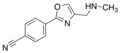 4-{4-[(methylamino)methyl]-1,3-oxazol-2-yl}benzonitrile