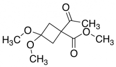 methyl 1-acetyl-3,3-dimethoxycyclobutane-1-carboxylate