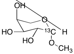 Methyl &beta;-L-Arabinopyranoside-13C