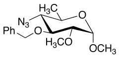 Methyl 4-Azido-4,6-dideoxy-2-O-methyl-3-O-benzyl-&alpha;-D-glucopyranoside