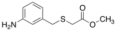 methyl 2-{[(3-aminophenyl)methyl]sulfanyl}acetate
