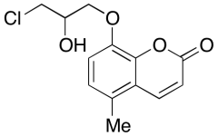 5-Methyl-8-(3-chloro-2-hydroxypropoxy)coumarin