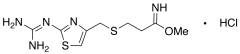 Methyl 3-[[[2-[(Diaminomethylene]amino-4-thiazolyl]methyl]-thio]propionimidate Hyxdrochlor
