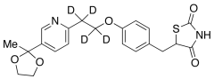 5-[4-[2-[5-(2-Methyl-1,3-dioxolan-2-yl)-2-pyridinyl]ethoxy-d4]benzyl]-2,4-thiazolidinedion