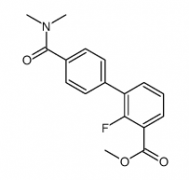 Methyl 3-[4-(dimethylcarbamoyl)phenyl]-2-fluorobenzoate