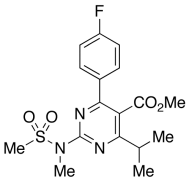 Methyl 4-(4-Fluorophenyl)-6-isopropyl-2-[N-methyl-N-(methylsulfonyl)amino]pyrimidine-5-ca