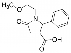 1-(2-Methoxyethyl)-5-oxo-2-phenylpyrrolidine-3-carboxylic acid