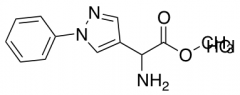 Methyl 2-Amino-2-(1-phenyl-1H-pyrazol-4-yl)acetate Hydrochloride