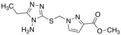 Methyl 1-{[(4-Amino-5-ethyl-4H-1,2,4-triazol-3-yl)thio]methyl}-1H-pyrazole-3-carboxylate