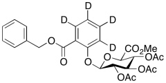 Methyl 1-((2-Benzyloxycarbonxyl)phenyl)-2,3,4-tri-O-acetyl-&beta;-D- glucopyranuronate