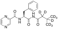 N(1-(3-Methylbutanamido) N(1-Des(boric Acid))-d9 Bortezomib