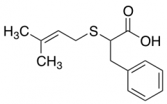 2-[(3-Methylbut-2-en-1-yl)sulfanyl]-3-phenylpropanoic Acid