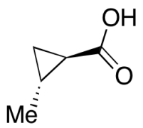 trans-Methylcyclopropanecarboxylic Acid