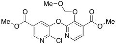 Methyl 6-Chloro-5-((4-(methoxycarbonyl)-3-(methoxymethoxy)pyridin-2-yl)oxy)nicotinate