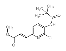 Methyl 3-(6-chloro-5-pivalamidopyridin-2-yl)-acrylate