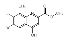 Methyl 6-bromo-7-chloro-8-methyl-4-hydroxyquinoline-2-carboxylate