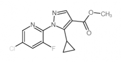 Methyl 1-(5-chloro-3-fluoropyridin-2-yl)-5-cyclopropylpyrazole-4-carboxylate