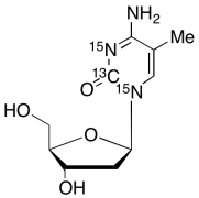 5-Methyl-2&rsquo;-deoxy Cytidine-13C,15N2